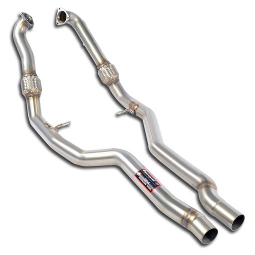 Kit tubes avant D et G (remplacent les silencieux avant) SUPERSPRINT – Audi A8 (D5) 55 TFSI 3.0T 340 ch – 777552