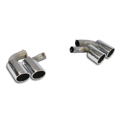 Kit de sorties doubles Ø 100 mm droite et gauche SUPERSPRINT – Porsche Cayenne (II E3, III E3) 3.0T / S 2.9T – 249526