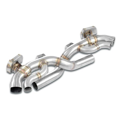 Tubes arrière D et G avec valve (suppression du silencieux) SUPERSPRINT – Porsche 911 (992) – 861014