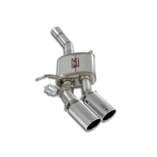 Silencieux arrière gauche 2 x Ø 90 mm avec valve SUPERSPRINT – Jaguar XKR / XK coupé / XKR-S – 131476