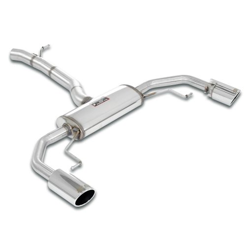Tube de liaison et silencieux arrière D et G Ø 100 mm SUPERSPRINT – BMW X3 / X4 – 527204