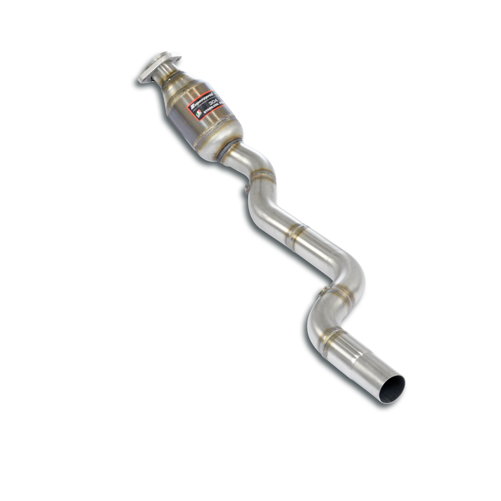 Downpipe droit avec catalyseur métallique SUPERSPRINT – Jaguar F-Type / S / Project 7 3.0 V6 Supercharged / 3.0 V6 S Supercharged – 132002