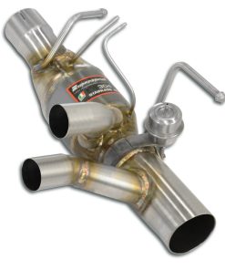 Tube arrière D à valve et cata métallique (sans GPF) SUPERSPRINT – Ferrari F8 Tributo / Spider 3.9 V8 Bi-Turbo 710 ch – 393304