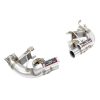 Tubes avant D et G avec valve (sans catalyseur ni GPF) SUPERSPRINT – Porsche 911 (992) GT3 4.0 – 861652