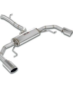 Tube de liaison et silencieux arrière D et G Ø 100 mm SUPERSPRINT – BMW X3 / X4 – 528004
