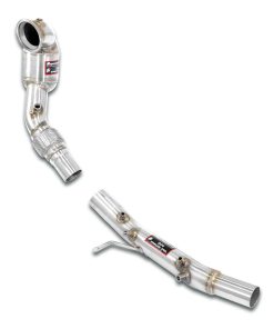 Downpipe avec catalyseur métallique WRC 100 CPSI (sans GPF) SUPERSPRINT – Volkswagen Polo (VI A0) GTI 2.0 TSI 207 ch – 918661