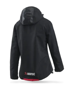 Veste de pluie Corpo noire et rouge femme AKRAPOVIC – Image 2