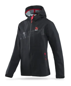 Veste de pluie Corpo noire et rouge femme AKRAPOVIC
