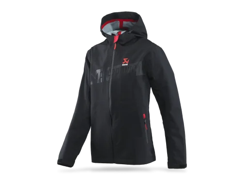 Veste de pluie Corpo noire et rouge femme AKRAPOVIC