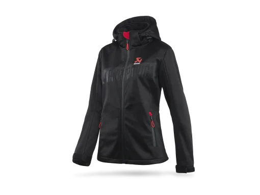 Veste softshell Corpo noire et rouge femme AKRAPOVIC
