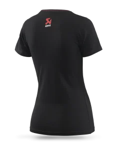 T-shirt Corpo noir et rouge femme AKRAPOVIC – Image 2