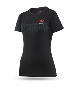 T-shirt Corpo noir et rouge femme AKRAPOVIC