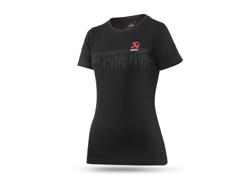 T-shirt Corpo noir et rouge femme AKRAPOVIC