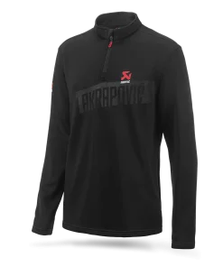 Sous-pull col zippé Corpo noir et rouge homme AKRAPOVIC