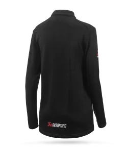 Sous-pull col zippé Corpo noir et rouge femme AKRAPOVIC – Image 2