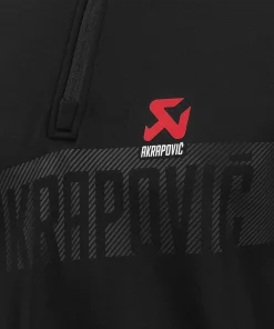 Sous-pull col zippé Corpo noir et rouge homme AKRAPOVIC – Image 4