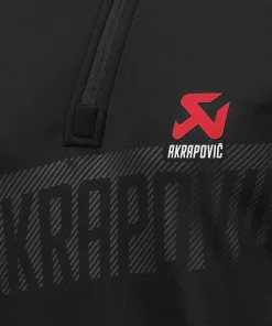 Sous-pull col zippé Corpo noir et rouge homme AKRAPOVIC – Image 3