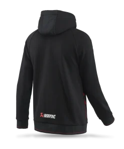 Sweat zippé à capuche Corpo noir et rouge homme AKRAPOVIC – Image 2