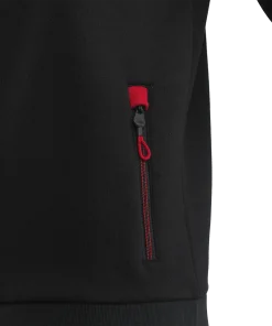Sweat zippé à capuche Corpo noir et rouge femme AKRAPOVIC – Image 3