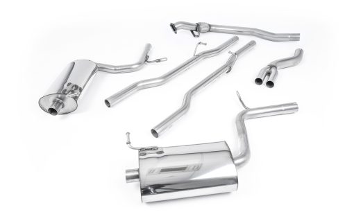 Ligne cat-back (embouts 90 mm boîte 5) MILLTEK – Audi A4 (B6) 1.8 T 163 ch