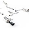 Ligne cat-back (2 sorties noires manuelle) MILLTEK – Audi A4 (B8) 2.0 TFSI
