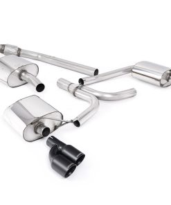 Ligne cat-back (4 sorties noires boîte automatique) MILLTEK – Audi A4 / A5 – SSXAU665