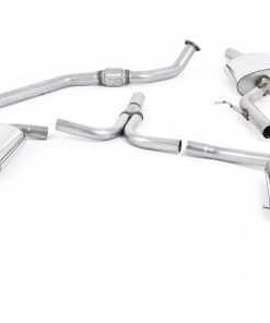 Ligne cat-back 2.0 TFSI S line auto (double sortie noire) MILLTEK – Audi A4 / A5 – SSXAU436