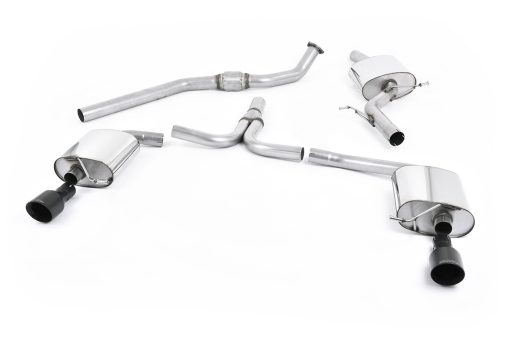 Ligne cat-back 2.0 TFSI S line auto (double sortie noire) MILLTEK – Audi A4 / A5 – SSXAU436