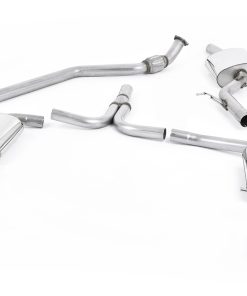 Ligne cat-back 2.0 TFSI S line auto (4 sorties GT80) MILLTEK – Audi A4 / A5 – SSXAU303