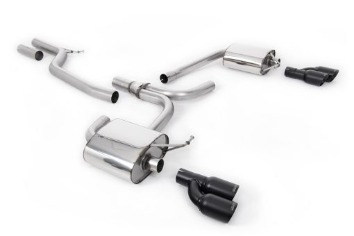 Ligne cat-back (4 sorties noires 3.0 TDI) MILLTEK – Audi A4 / A5 – SSXAU662