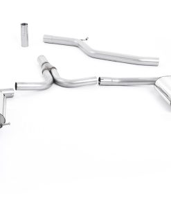 Ligne cat-back 3.0 TDI (2 sorties GT100 A4) MILLTEK – Audi A4 (B8) 3.0 TDI DPF 240 ch – SSXAU270