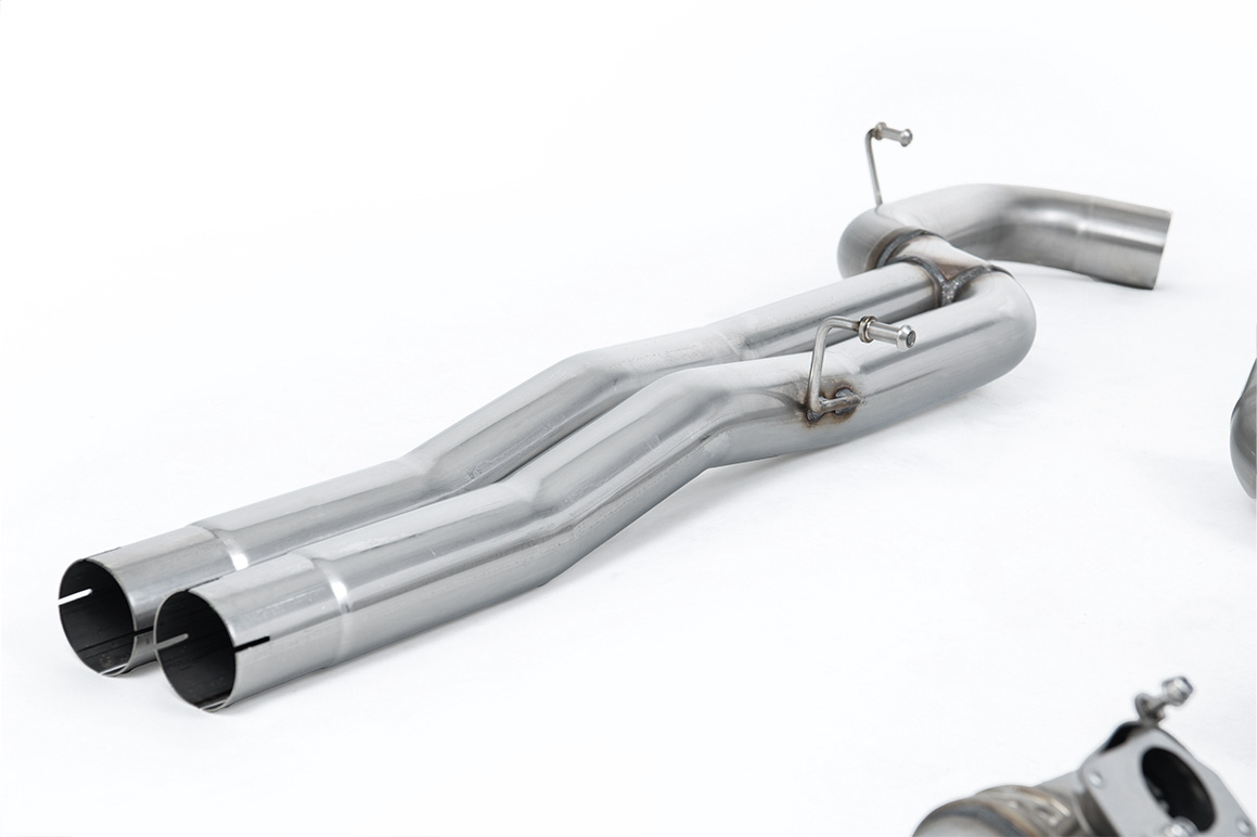 Ligne cat-back 80 mm Race non résonnée MILLTEK – Audi RS3 (8V) 2.5 TFSI 400 ch – Image 3