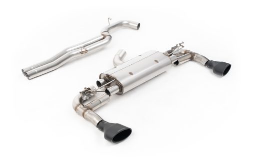 Ligne GPF-back 80 mm non résonnée (Cerakote noir Sportback) MILLTEK – Audi RS3 (8V) 2.5 TFSI 367 ch – SSXAU971