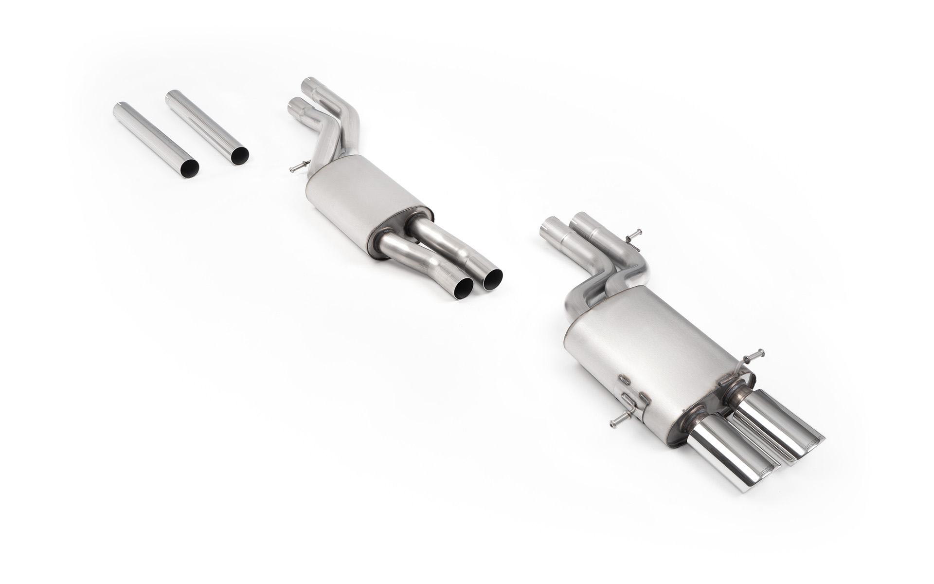 Ligne cat-back 2.7 V6 biturbo MILLTEK – Audi RS4 / S4