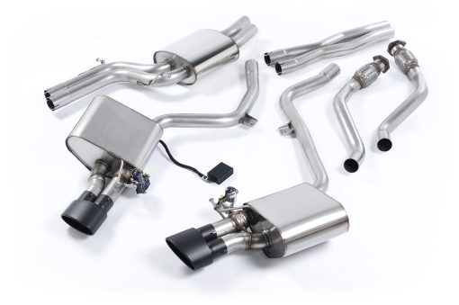 Ligne cat-back résonnée MILLTEK – Audi S4 / S5 – SSXAU380