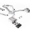 Cat-back non résonnée (4 embouts carbone diff. sport) MILLTEK – Audi S5 (F5) 3.0 TFSI 354 ch – SSXAU1117