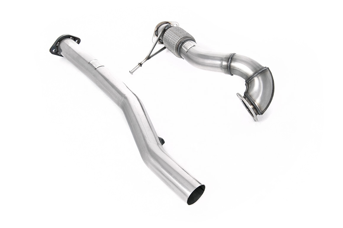 Downpipe sans catalyseur (ligne Race 3 pouces) MILLTEK – Audi TT (8N) 1.8 T – SSXAU432