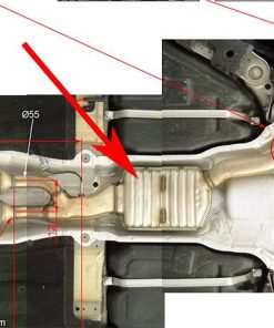 Tube central (remplace le silencieux central d'origine) SUPERSPRINT – BMW Série 5 (F1X) – 982713 – Image 3