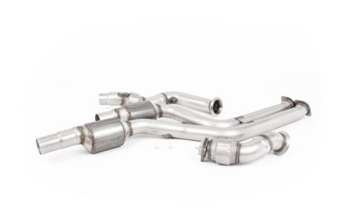 Paire de downpipes gros diamètre (catalyseurs sport) MILLTEK – BMW M2 (F87) Competition 410 ch – SSXBM1093