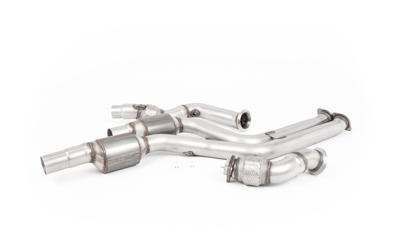 Paire de downpipes gros diamètre (catalyseurs sport) MILLTEK – BMW M2 (F87) Competition 410 ch – SSXBM1093