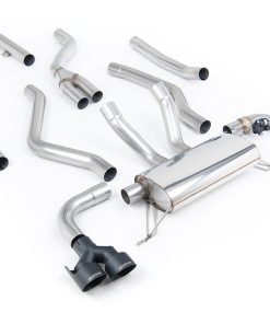 Ligne cat-back (quatre embouts GT-100 noirs sans GPF) MILLTEK – BMW Série 3 / Série 4 – SSXBM1274