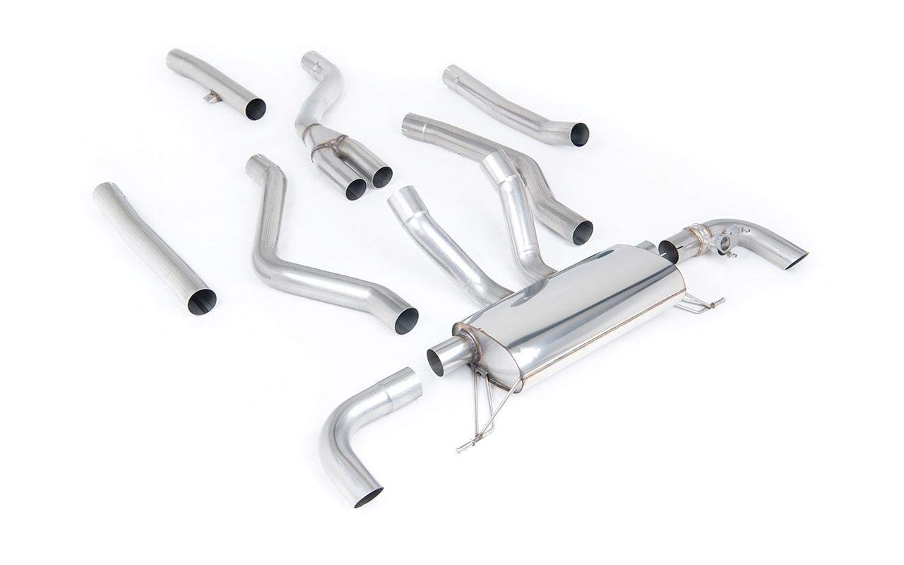 Ligne cat-back (embouts d'origine sans GPF) MILLTEK – BMW Série 3 / Série 4 – SSXBM1272