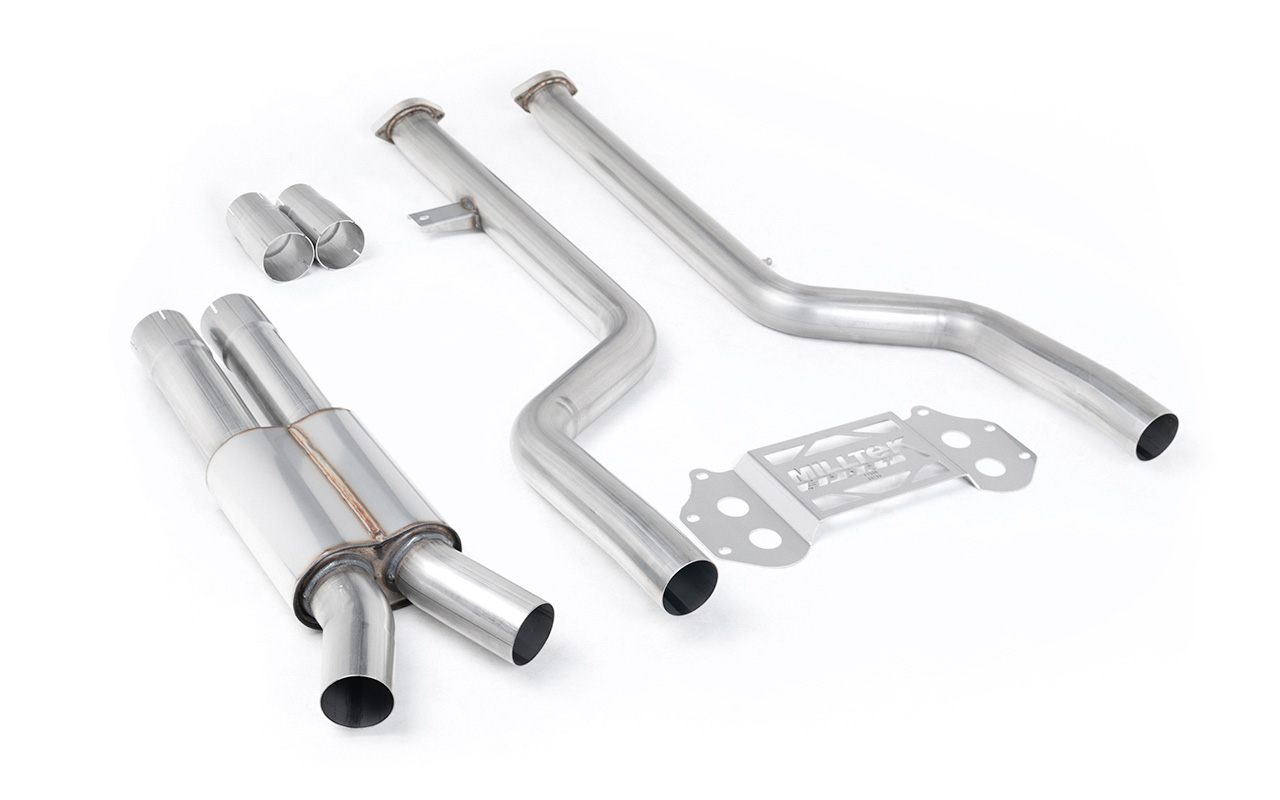 Bypass cata secondaire résonné (axle-back d'origine) MILLTEK – BMW M3 / M4 – SSXBM1269