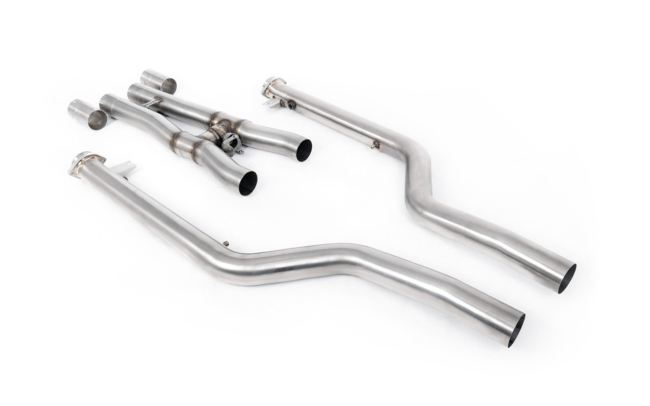 Tube de suppression du GPF (bypass) MILLTEK – BMW M5 (F90) (F90) 4.4 V8 Bi-Turbo – SSXBM1226