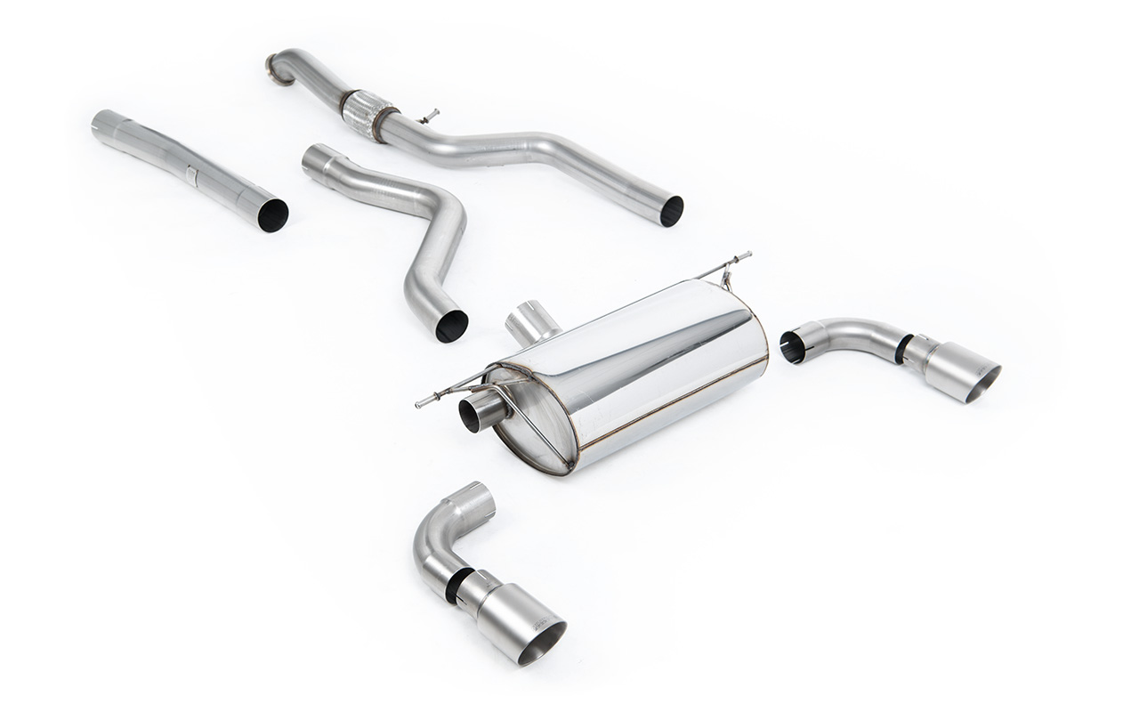 Ligne cat-back (silencieux arrière Race embouts titane) MILLTEK – BMW Série 1 (F20 F21) M135i 3.0T – SSXBM1024