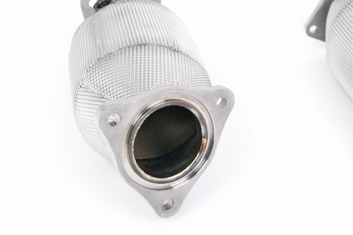 Catalyseurs sport haut débit HJS avec enveloppe thermique MILLTEK – Chevrolet Corvette (C8) V8 – SSXCH111