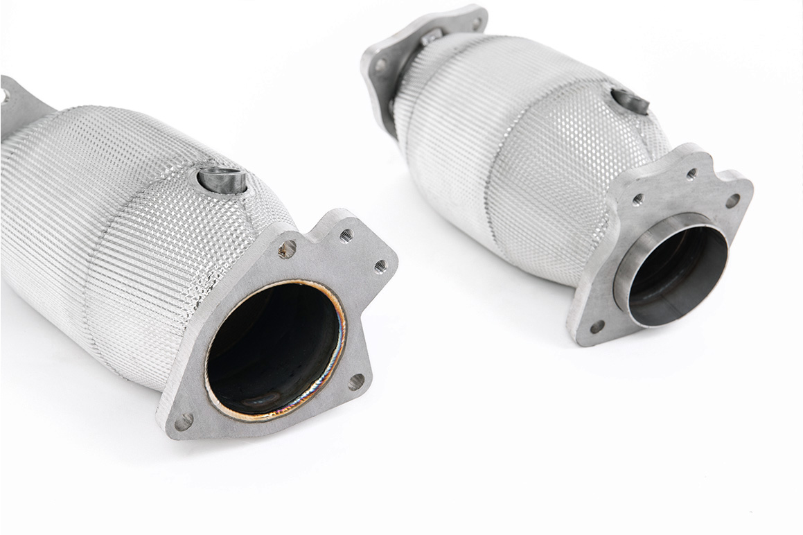 Catalyseurs sport haut débit HJS avec enveloppe thermique MILLTEK – Chevrolet Corvette (C8) V8 – SSXCH111 – Image 2