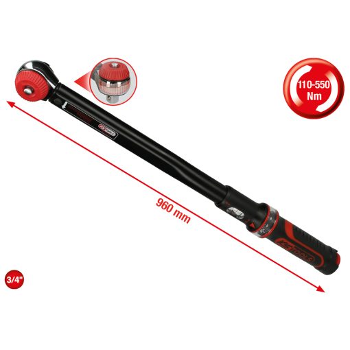 Clé dynamométrique 3/4" KS TOOLS – 516.1490