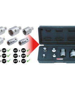 Coffret d'augmentateurs & réducteurs KS TOOLS – 911.0106