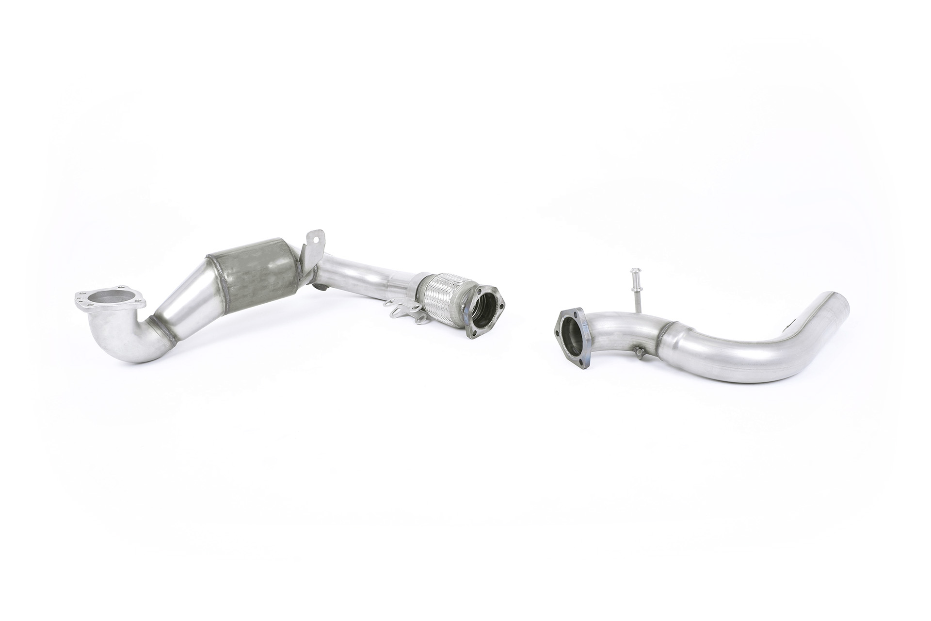 Downpipe moulée et catalyseur race (cat-back de la gamme) MILLTEK – Ford Fiesta (VII, VIII) 1.0T Ecoboost – SSXFD237